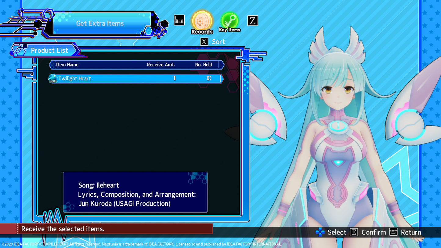 Neptunia Virtual Stars - In-game BGM Ileheart - Twilight Heart (DLC) (Steam)