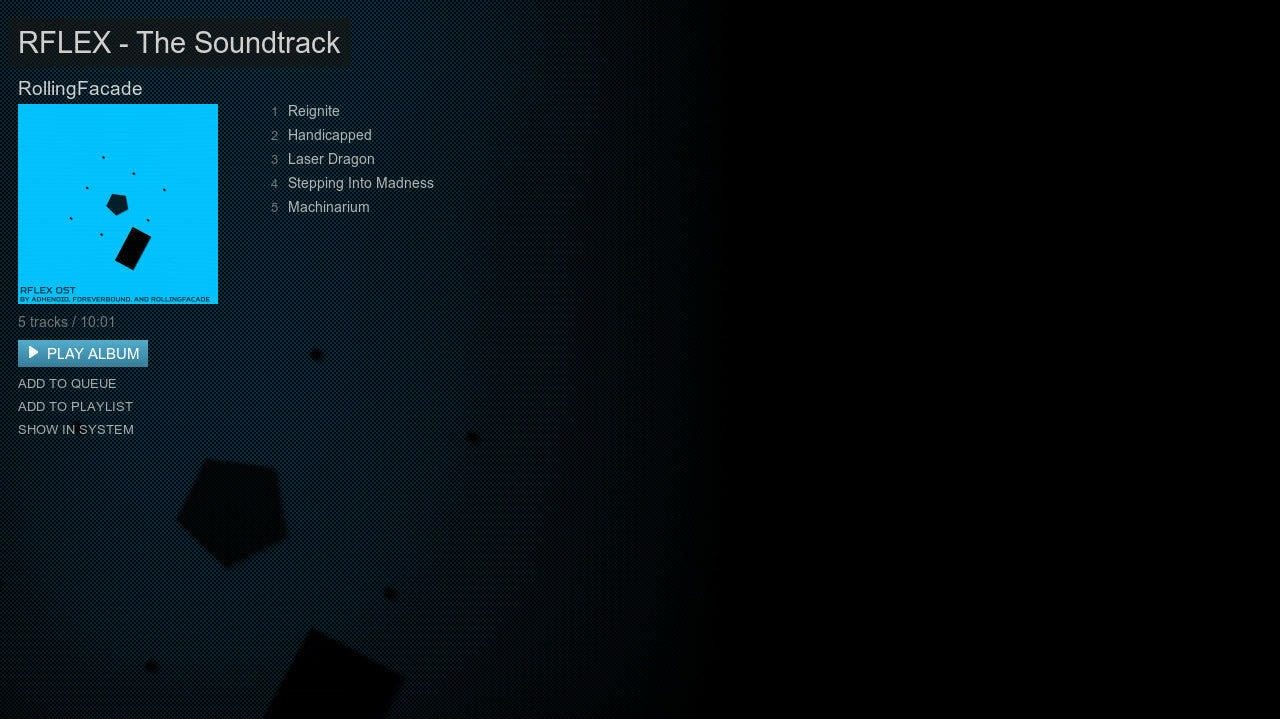 RFLEX + Soundtrack Pack