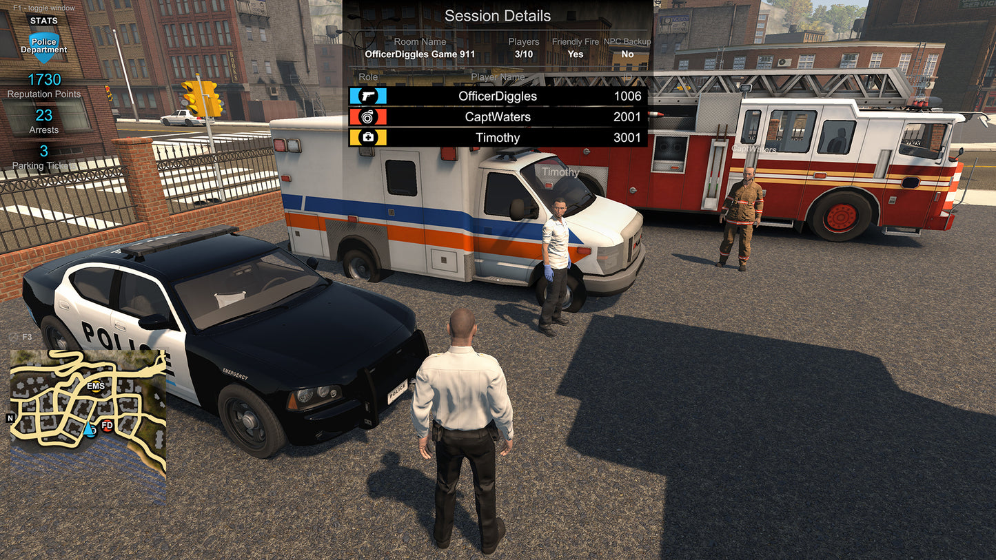 Flashing Lights - Police Fire EMS