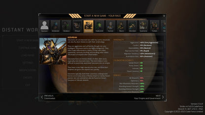 Distant Worlds 2: Factions - Quameno and Gizureans (DLC) (Steam)