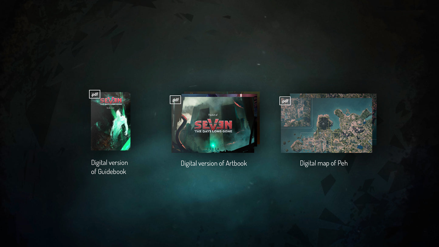Seven - The Days Long Gone - Artbook, Guidebook and Map