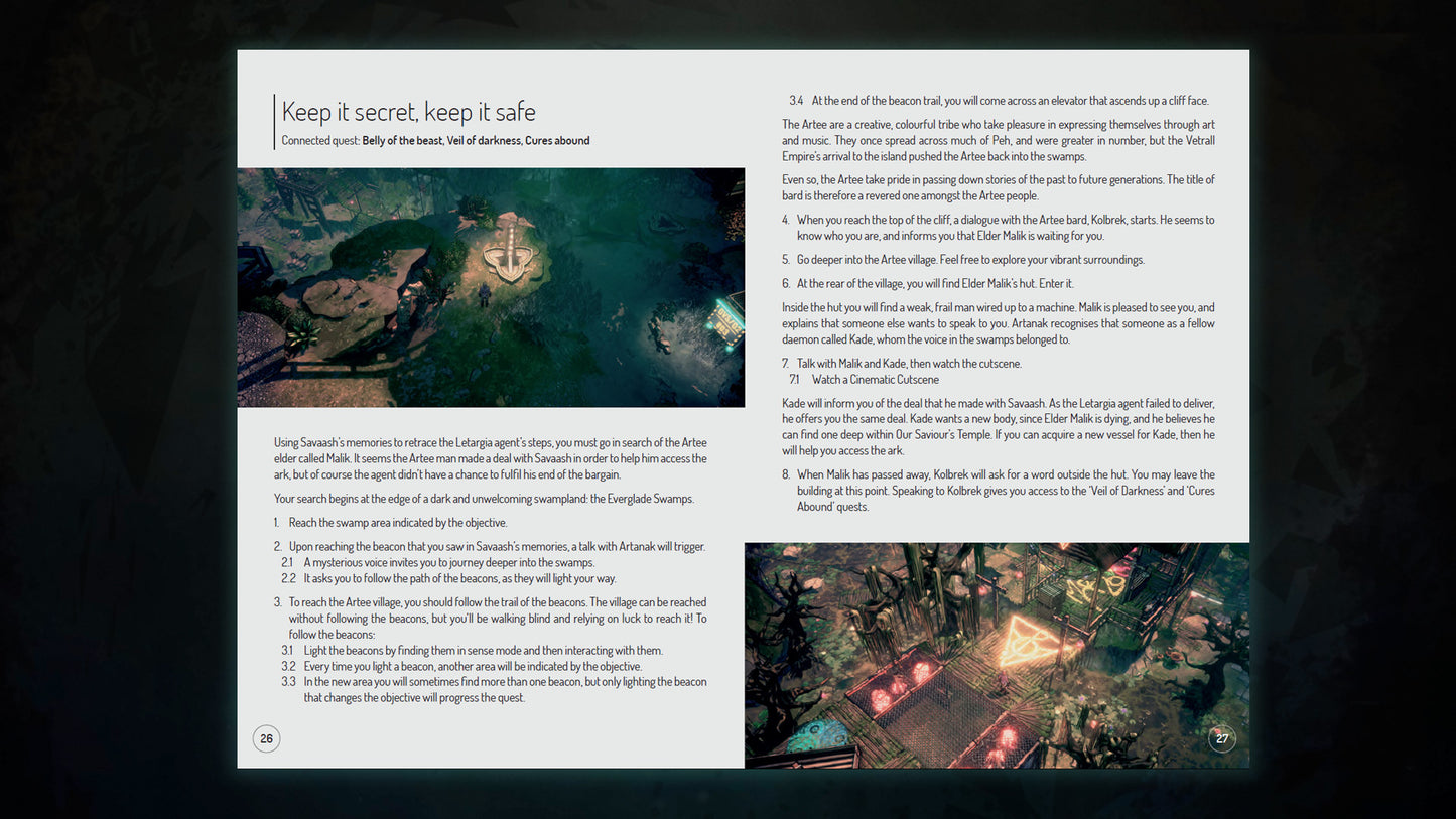 Seven - The Days Long Gone - Artbook, Guidebook and Map