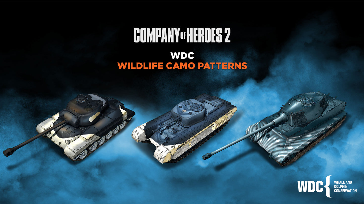 Company of Heroes 2 - Whale and Dolphin Conservation Charity Pattern Pack Steam Key GLOBAL