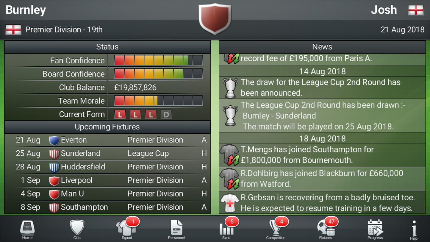 Football Director 2019 (Steam)