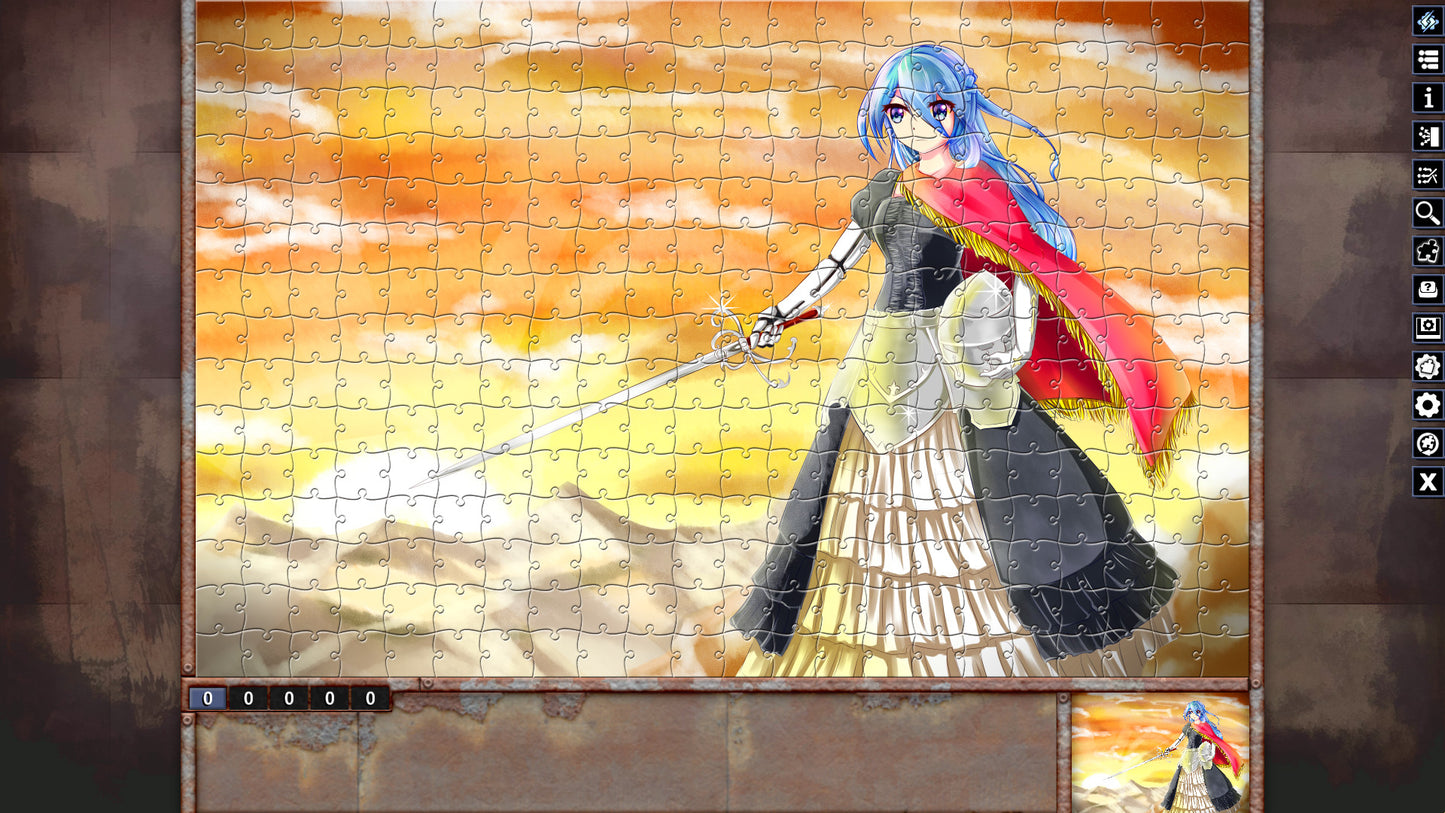 Pixel Puzzles Illustrations &amp; Anime - Jigsaw Pack: Warriors (Steam)