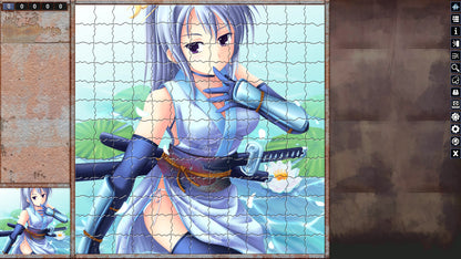 Pixel Puzzles Illustrations &amp; Anime - Jigsaw Pack: Ninja Girls (Steam)
