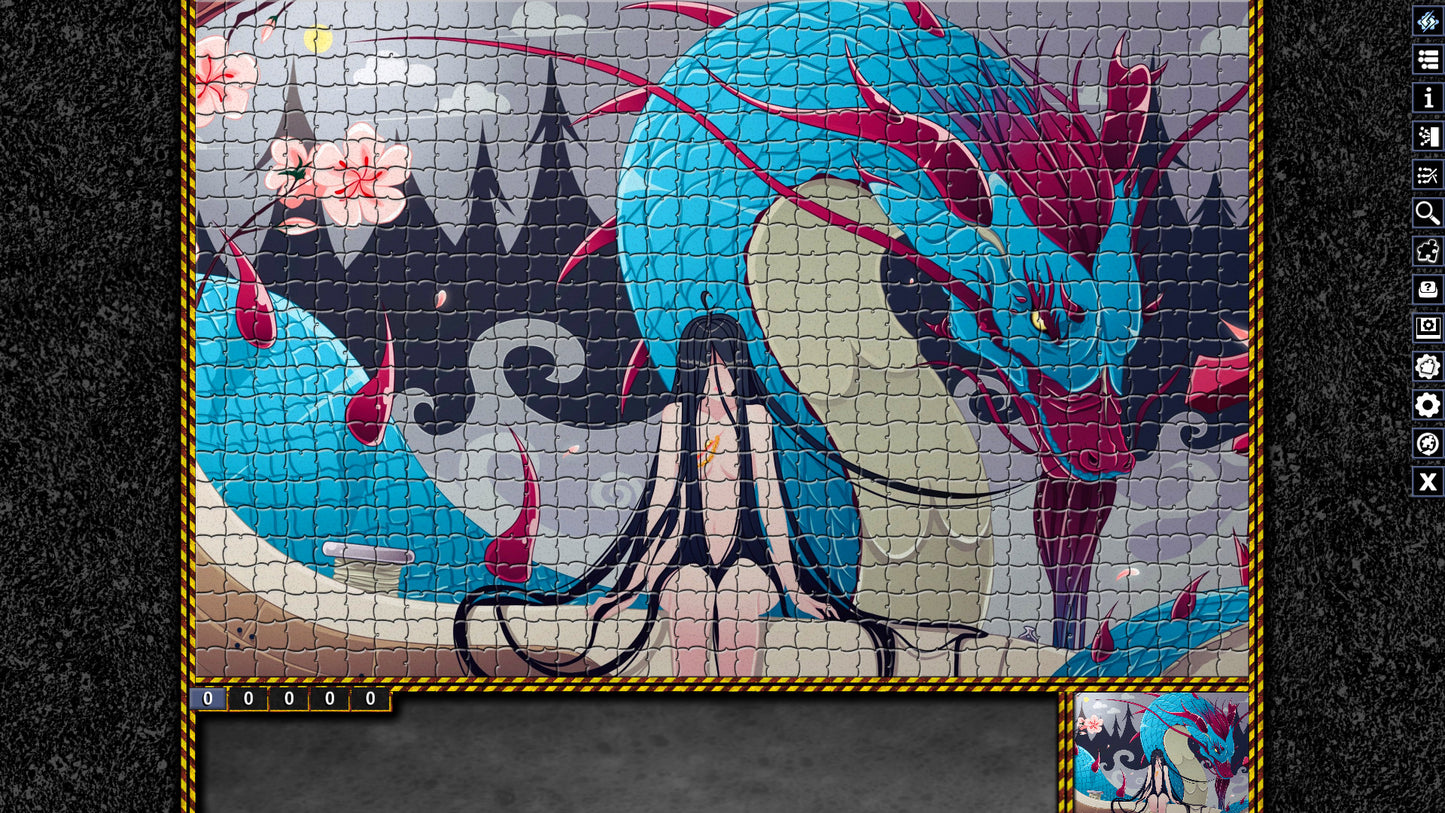 Pixel Puzzles Illustrations &amp; Anime - Jigsaw Pack: Dragons (Steam)