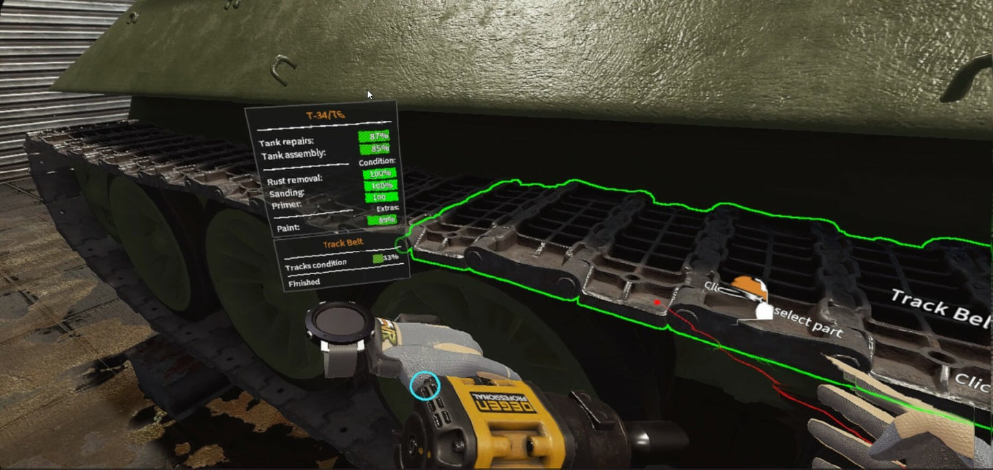 Tank Mechanic Simulator VR (Steam)