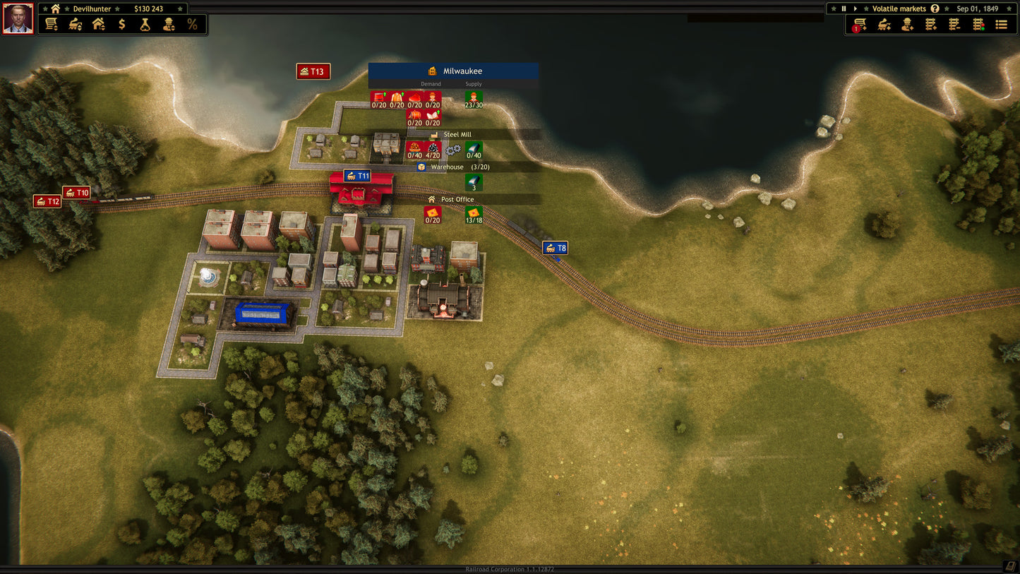 Railroad Corporation - Volatile Markets (DLC) (Steam)