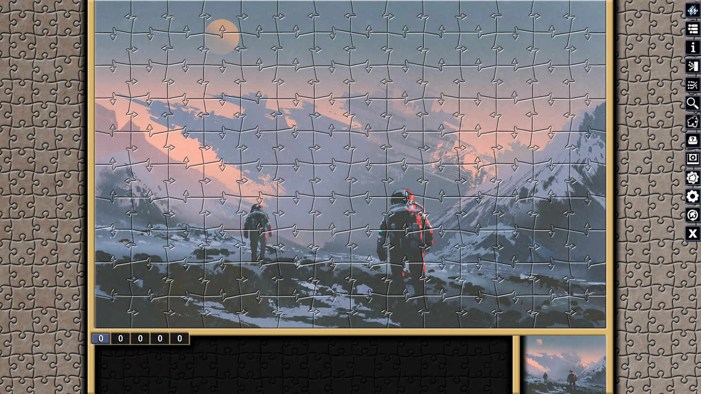 Pixel Puzzles Illustrations &amp; Anime - Jigsaw Pack: Distant Worlds (Steam)