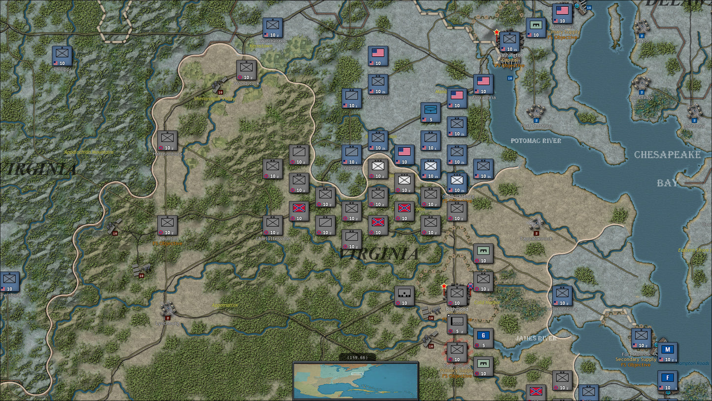Strategic Command: American Civil War - Wars in the Americas (DLC) (Steam)