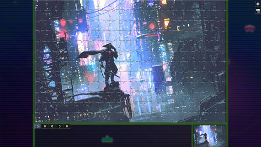 Pixel Puzzles Illustrations &amp; Anime - Jigsaw Pack: Cyberpunk (Steam)