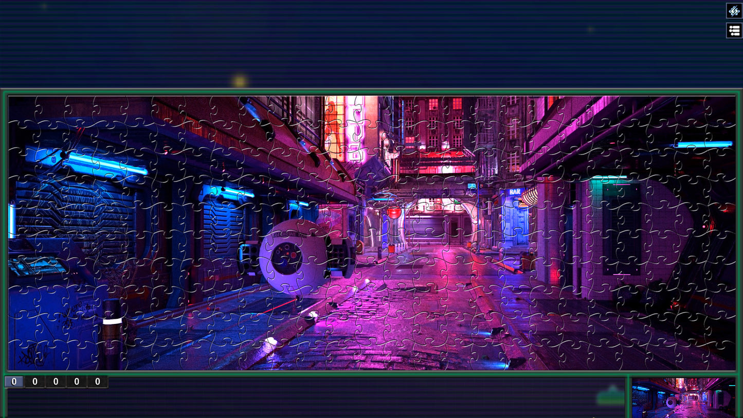 Pixel Puzzles Illustrations &amp; Anime - Jigsaw Pack: Cyberpunk (Steam)
