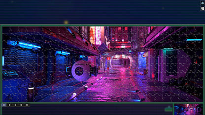Pixel Puzzles Illustrations &amp; Anime - Jigsaw Pack: Cyberpunk (Steam)
